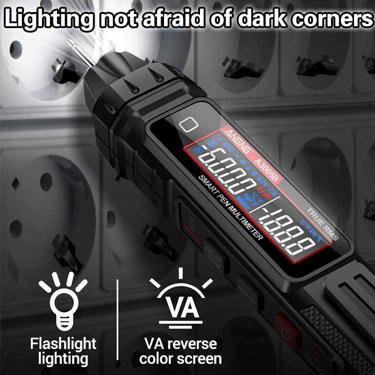 🧰New style electric pen multimeter Electrician inductive tester fully intelligent digital high precision anti-burn