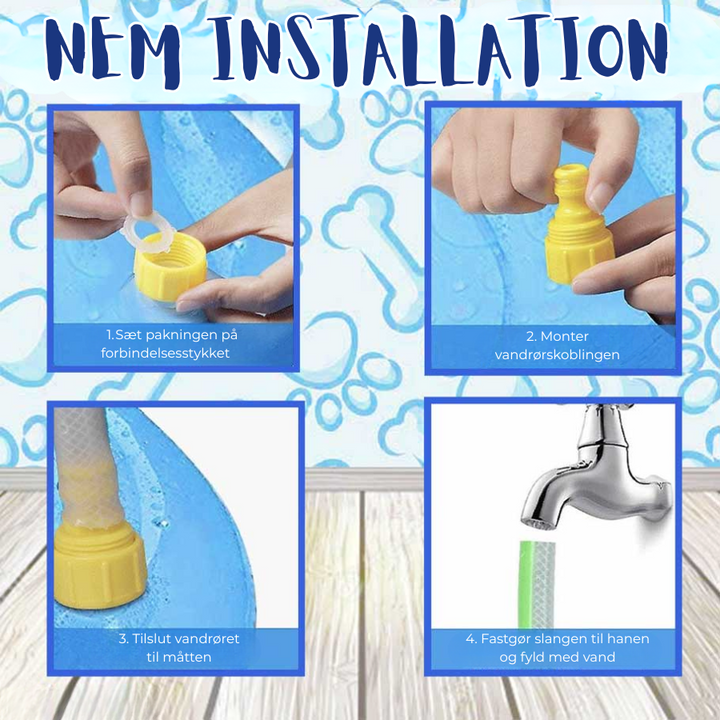 Sprinklerbassin til hunde