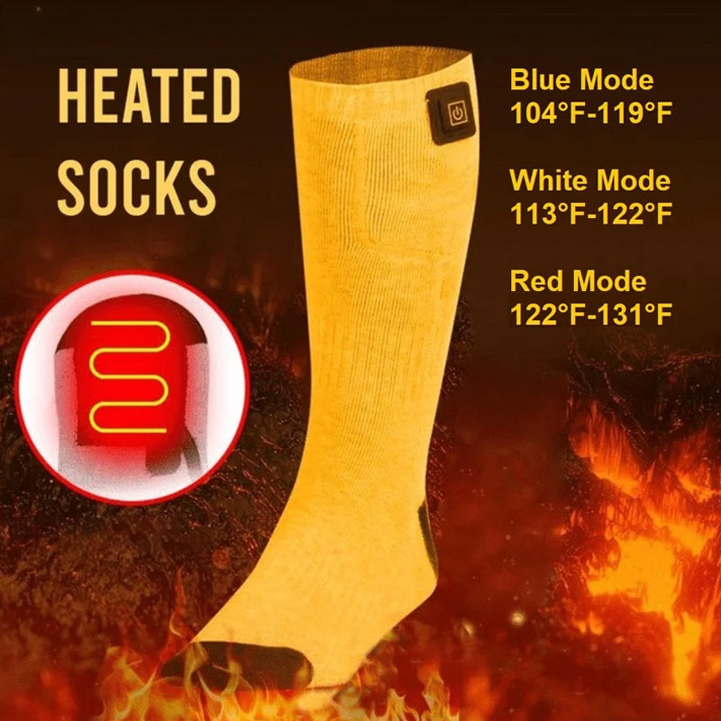 (🔥CHRISTMAS SALE - 50% OFF) Heated Socks with Adjustable Temperature, BUY 2 FREE SHIPPING
