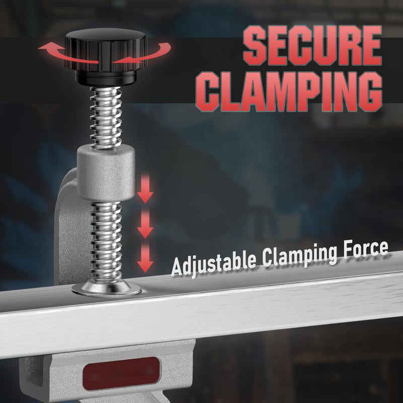 🔥Good helper💪⚒️Adjustable pipe clamp for welding and woodworking🔥