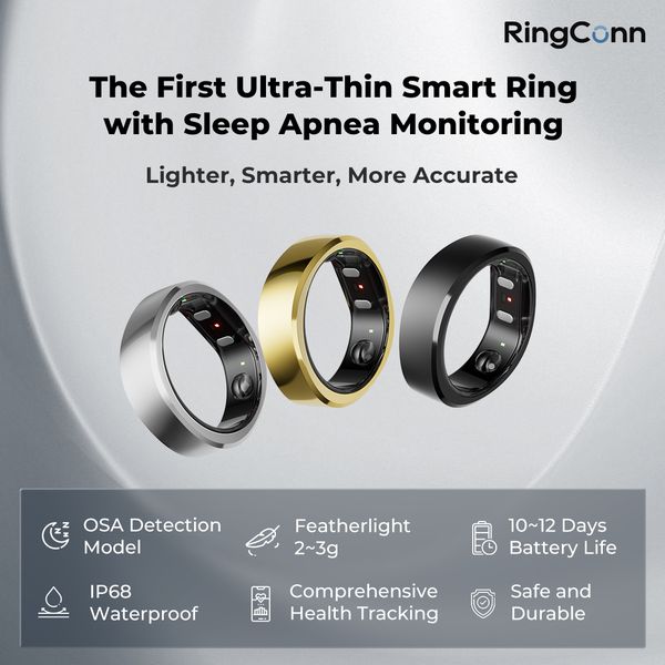The Ultimate Smart Ring with Sleep Apnea Detection