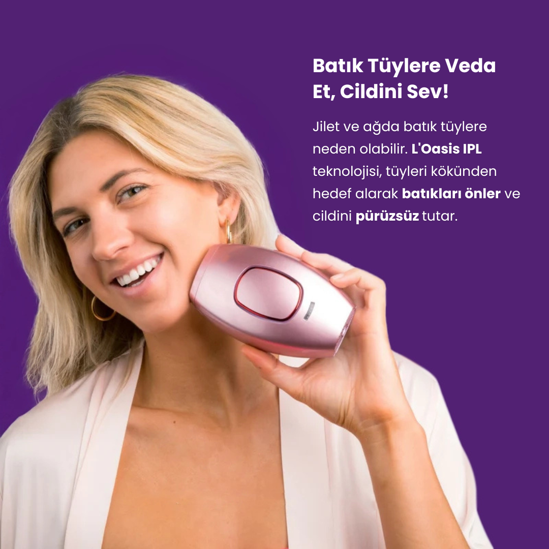 L'Oasis IPL Epilasyon - Evde Profesyonel Lazer Alternatifi
