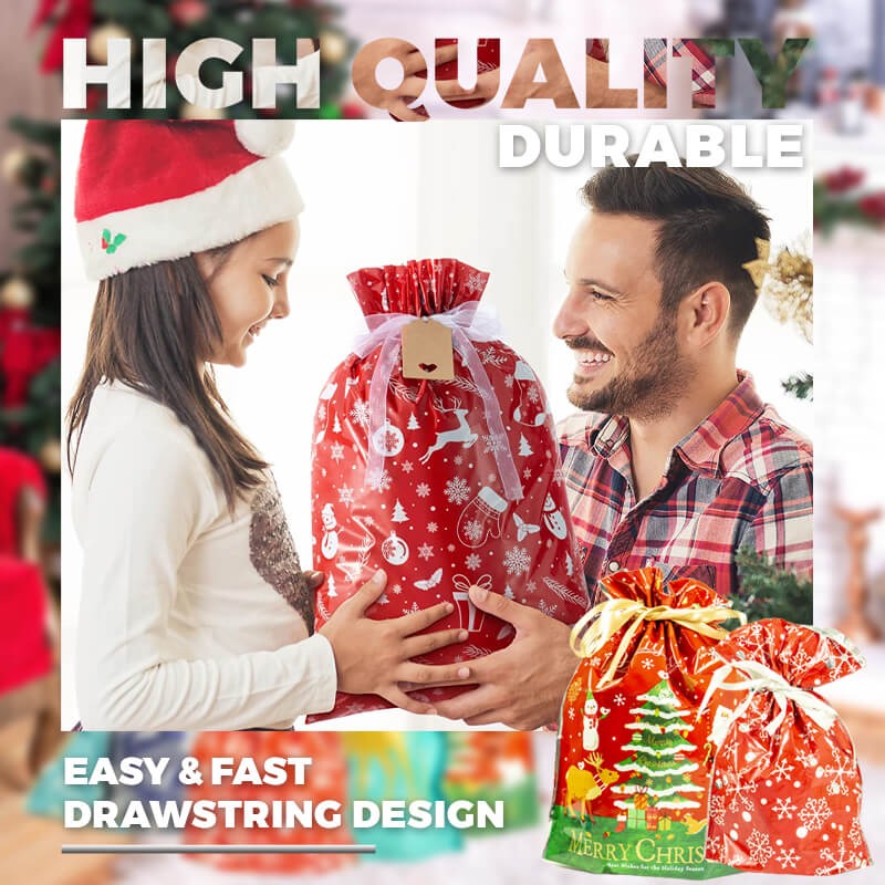 🎁Drawstring Christmas gift bags