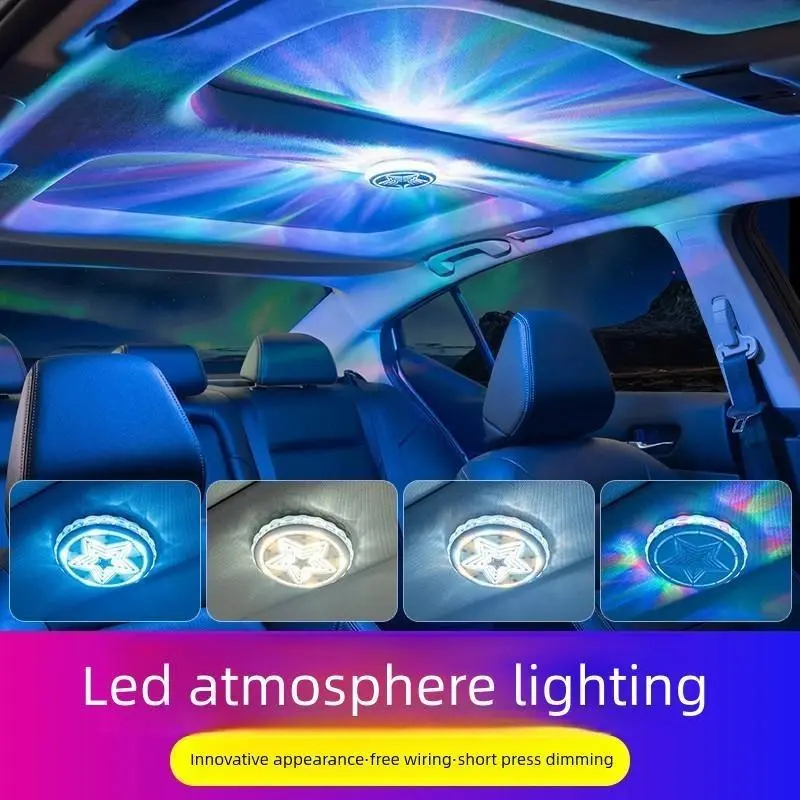 LED Atmosphere Lights for Cars - 16 Color Interior Lighting Kit