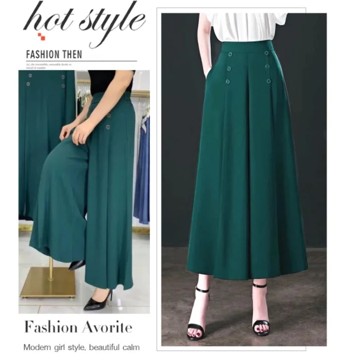 🔥[Comfy and Cool] Stylish Pleated Wide-leg Pants
