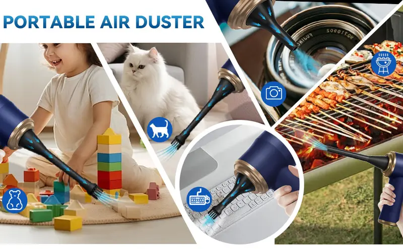 Product Introduction of BELBUY Handheld Car Vacuum Cleaner, 19000Pa Vacuum Cleaner and Air Gun, 120W High-Power Wireless Handheld Car Vacuum Cleaner, equipped with two filters and multiple nozzles, suitable for cars, homes, offices, and pets. 8