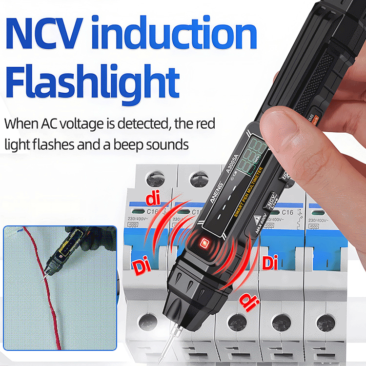 🧰New style electric pen multimeter Electrician inductive tester fully intelligent digital high precision anti-burn