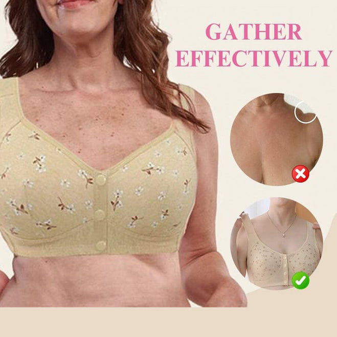 Convenient and comfortable front-fastening bra（buy 1 get 1）