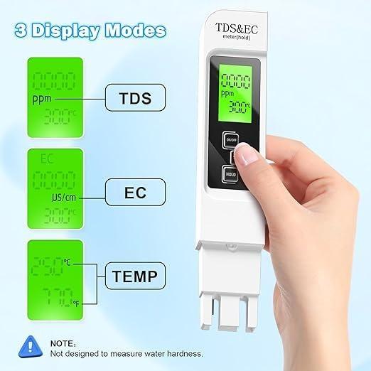 Product Introduction of 2025 Upgraded 4-in-1 TDS Meter – Digital Water Quality Tester for TDS, EC & Temperature (°C/°F) | 0-9990 ppm Range | Ideal for Drinking Water, RO Systems, Aquariums & Pools 11