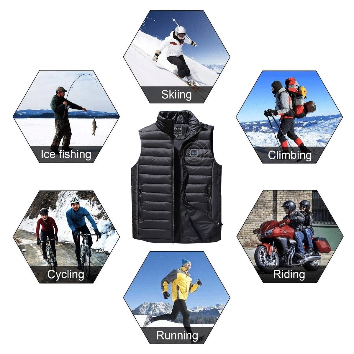 🔥Last Day Promotion 70%  OFF - 2023 New Unisex Warming Heated Vest