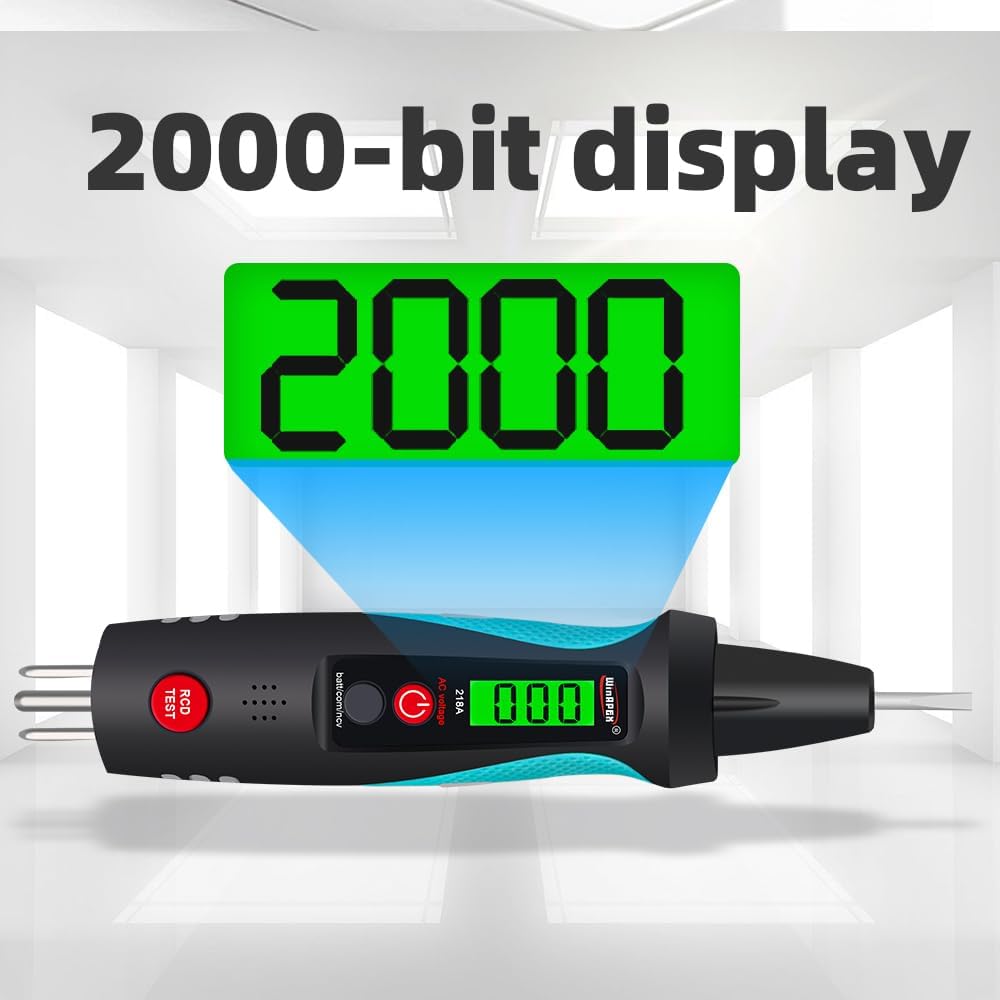 Socket Circuit Analyzer Intelligent Voltage Tester, Practical Tester, Useful Voltage Tester for Electricity Detection