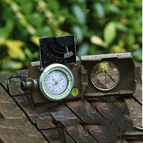 High-Quality Green Compass, Multi-functional Outdoor Survival Military Compass, Directional Compass for Camping, Hiking, Travelling