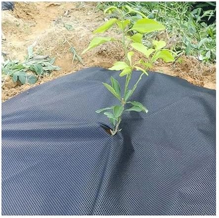 Geotextile Agricultural Anti Grass Cloth Farm, Black Anti-Grass Cloth, Useful for Agricultural Greenhouse Plastic Mulch Thicker Orchard Garden Weed 