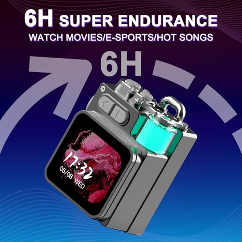 Portable Small Bluetooth Speaker with Touch Screen/HD Sound/LED Lights