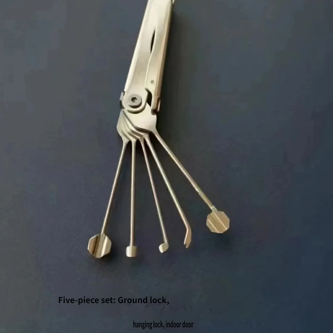 New five-piece tool set, locksmith tools · New five-piece tool set