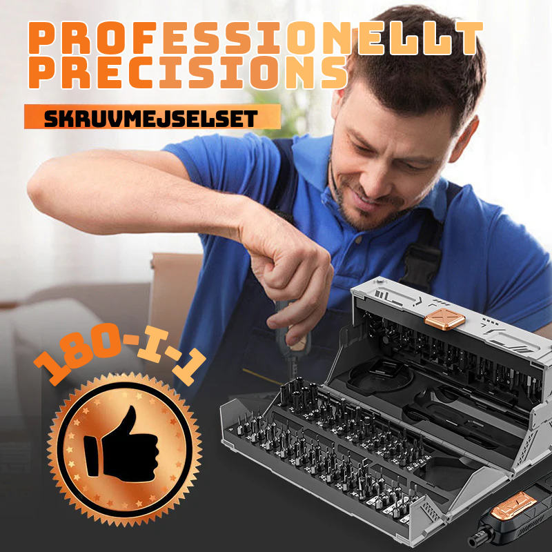180-in-1 Screwdriver Set