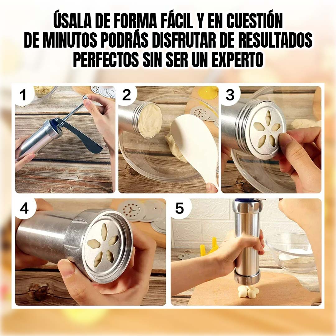 CookiePress🍪 - Pro Prensa para hacer galletas🎁 Gratis 20 plantillas 🎁