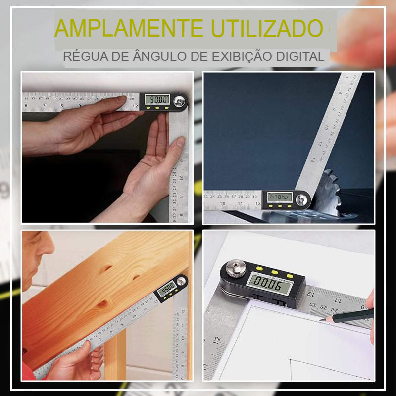 Angle ruler with digital display