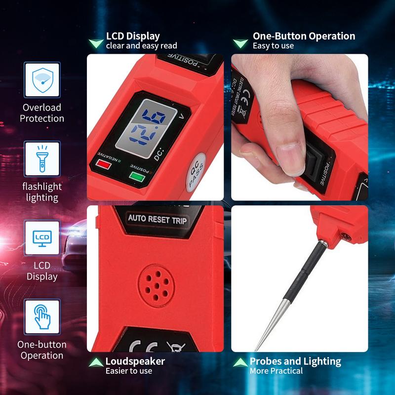 Car Circuit Tester Tools, Vehicle Electrical Diagnostic Tools