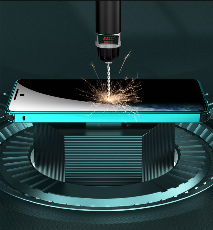 Magnetyczna obustronna obudowa ze szkła hartowanego Samsung