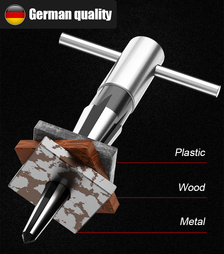 【Buy 1 Get 1 Free】High speed steel alloy cone drill bit for drilling and expanding holes. ✅Suitable for wood, metal, plastic.