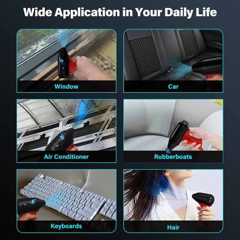 Product Introduction of Leaf Blower for Milwaukee12V M12 Battery Cordless Electric Air Duster Mini Jet Blower Portable Violent Fan for Garage,Sawmill Room,Camping BBQ,Wood Workshop Cleaning,Clear Snow(Battery Not Included) 1