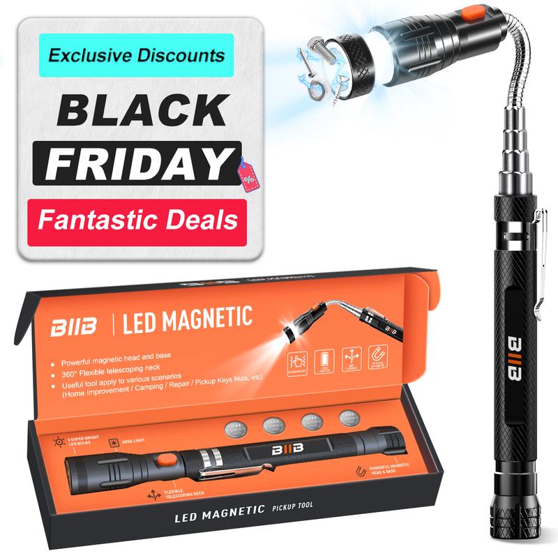 Telescoping Magnetic Pickup Tools, Mens Gifts for Dad, Him, Husband, Grandpa, Boyfriend, Gifts for Men Who Have Everything