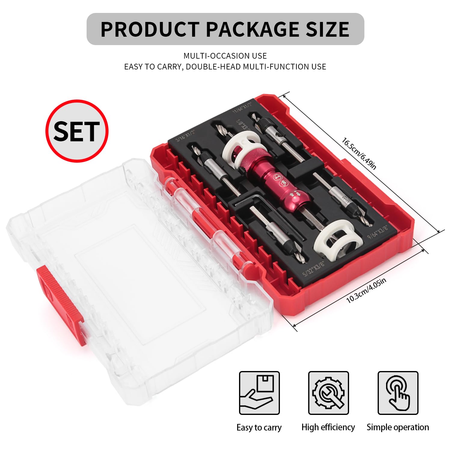 Adjustable Low Friction Depth Stop Drill Bit