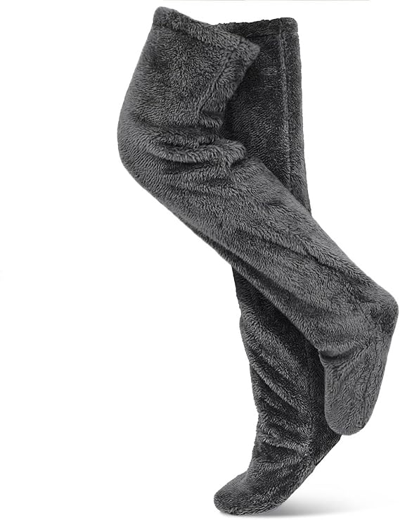 High-Quality Cozy Socks,Fuzzy Socks, Socks with Assorted Colour, Long Socks, Grey Warm Socks, Long Warm Socks for Warmth