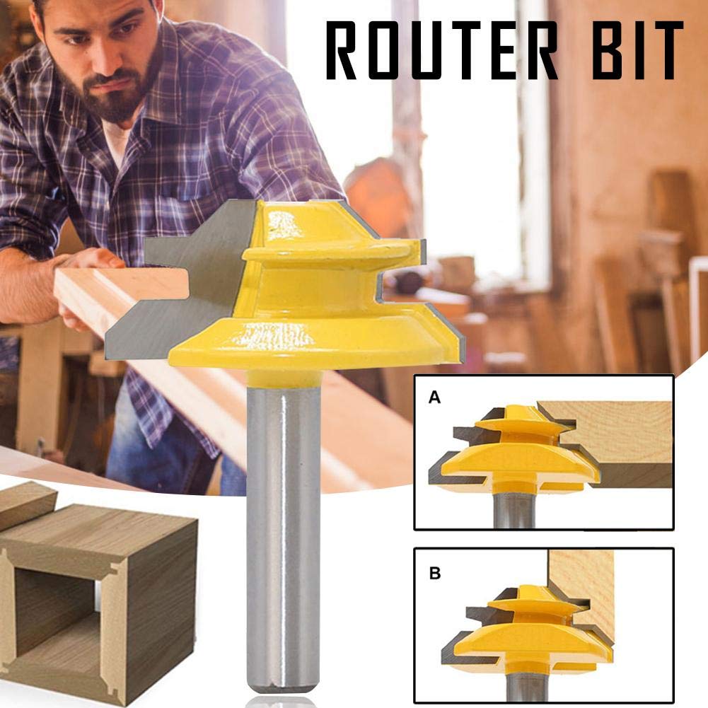 45-degree tenon milling tool, carbide cutter tip