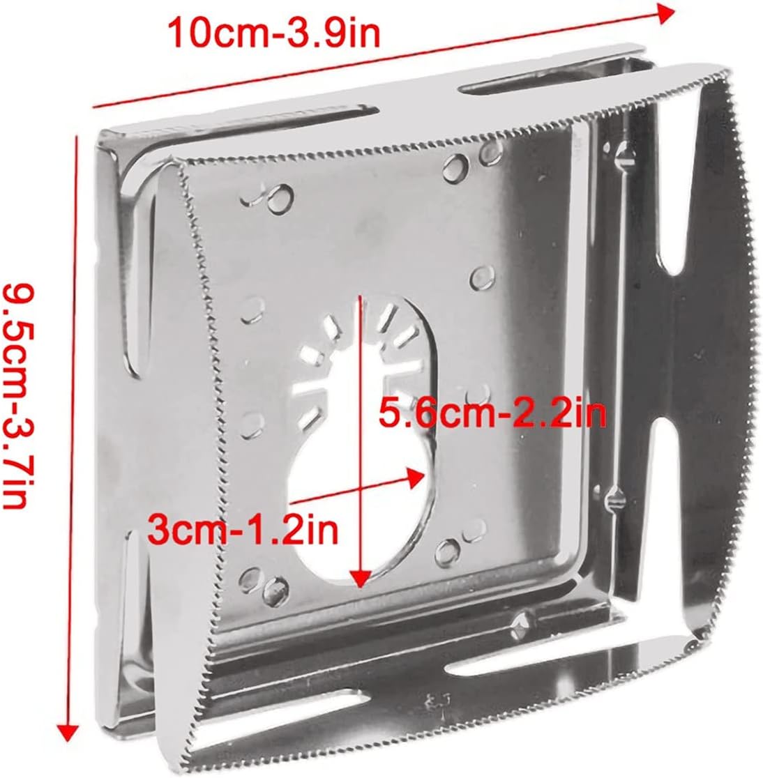 Stainless Steel Square Slot Cutter For Plastic Metal Low-Voltage Electrica