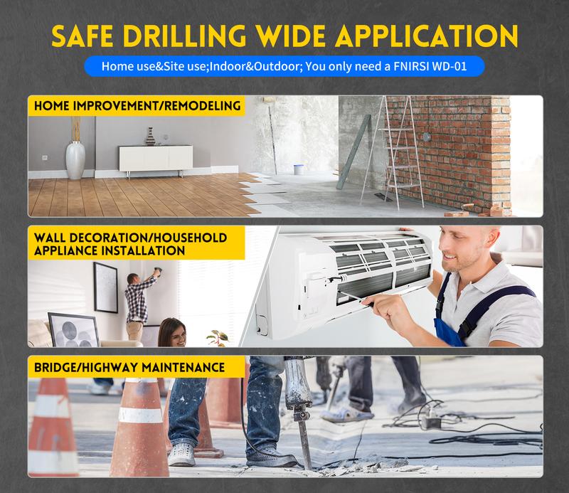 Product Introduction of FNIRSI WD-01 Metal Detector Wall Scanner with Newly Designed Positioning Hole for AC Live Cable Wires Metal Wood Stud Find 5