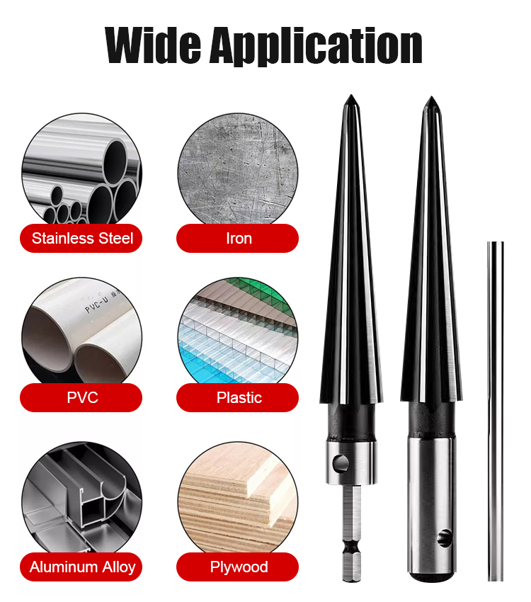 【Buy 1 Get 1 Free】High speed steel alloy cone drill bit for drilling and expanding holes. ✅Suitable for wood, metal, plastic.