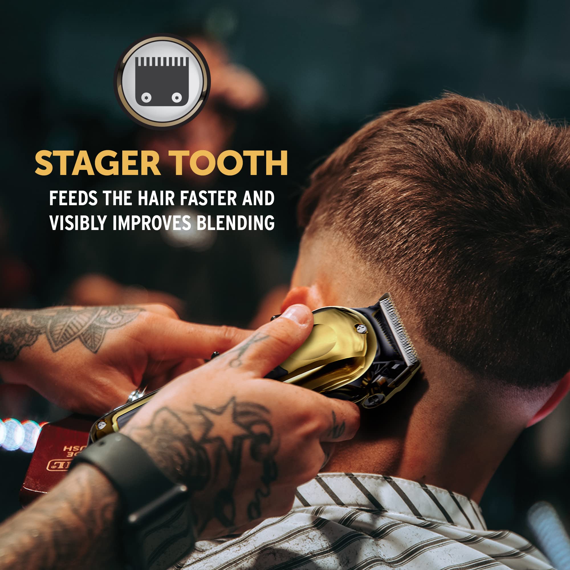 🔥 BIGGEST SALE - 49% OFF🔥🔥[Centennial Brand] WAHL Hair Clipper Rechargeable Gradient Clipper. DLC Blade. Large capacity dough