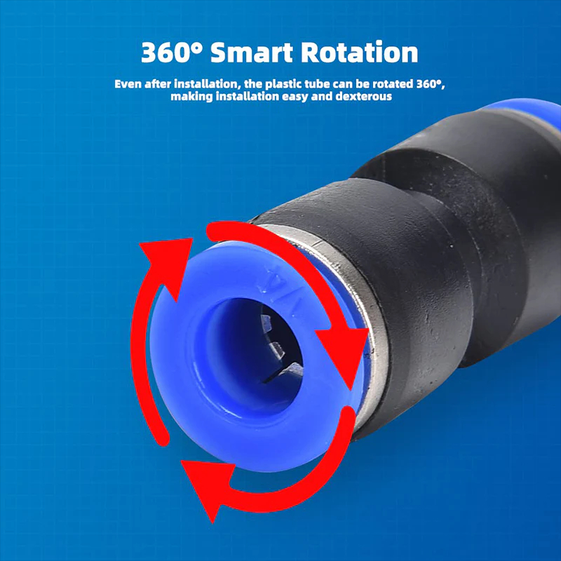 🔧 50% OFF NOW! 💨 1/4" Pneumatic Air Hose Fittings Kit – Push-to-Connect, Leak-Proof & Durable Construction ⚙️