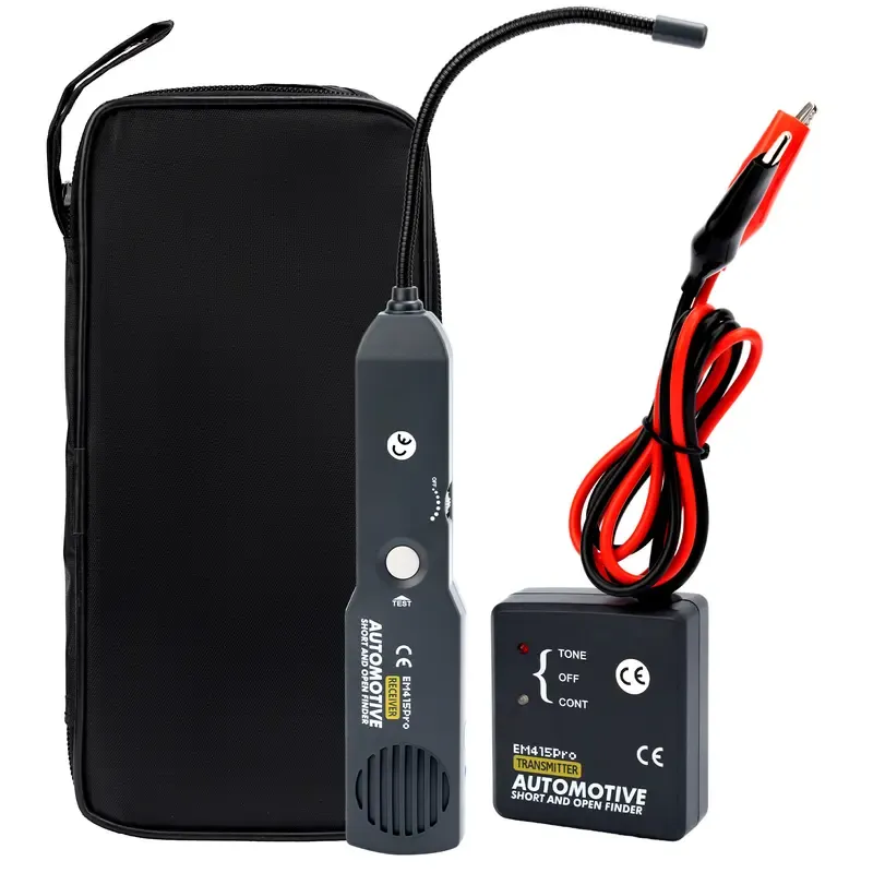Precise line finder for home wall line finding,line maintenance,precise line location, em415Pro Automotive car electrical open and short circuit finder circuit tester,tone generator cable line breaker fault finder, DC less than 42V car diagnostics