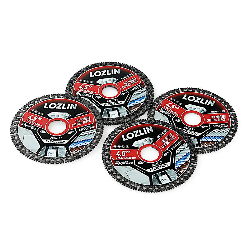 Diamond Tile Cutting Blades - Ultra-Thin Dry Cutting Disc for Ceramic, Marble, Granite - Angle Grinder Blades& Durable for Masonry/Construction Power Tool