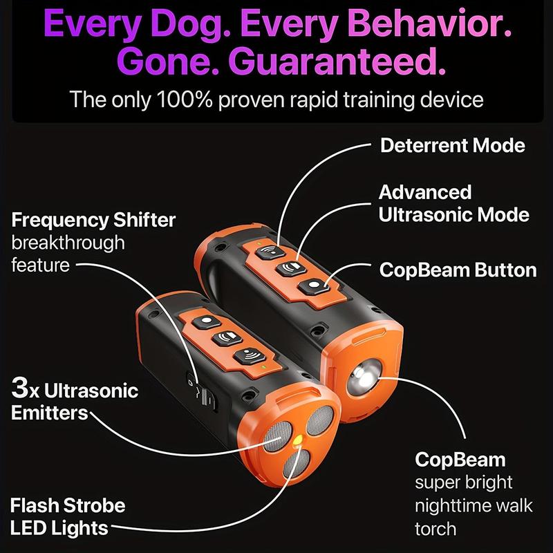 Product Introduction of Outdoor Ultrasonic Dog Repellent, National Day Offers, Outdoor Anti-Dog Bite Device, Dogs Scared Device With Flashlight, Pet Safety Device,&nbsp;Dog Accessories 2