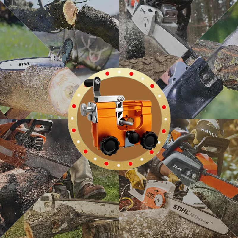Multipurpose Portable Chain Saw Blade Sharpener