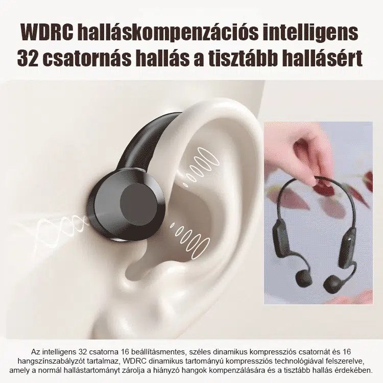 Bone Conduction Bluetooth Headphone Hearing Aid