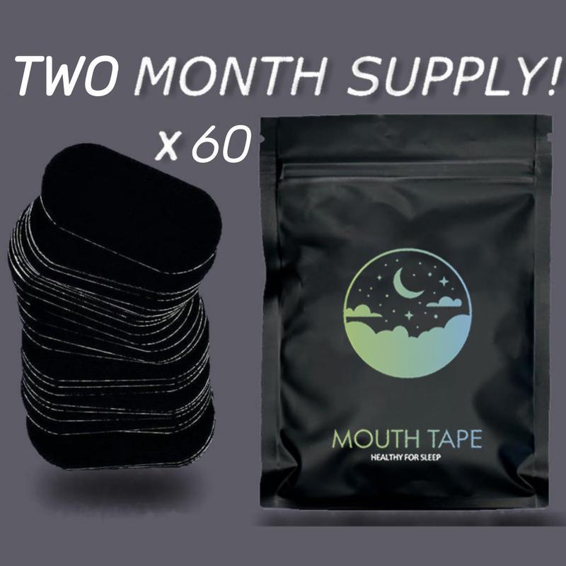 30 Pack Upgraded Ultra Breathable Mouth Tape - Super Breathable - Gentle - Comfort - Enhanced Adhesion Sports Accessories