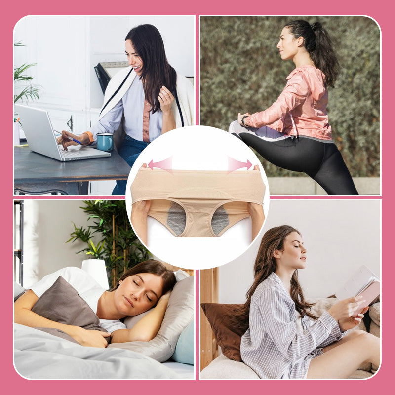 🌸Seven colors available✨New 2025 high waist leak-proof panties