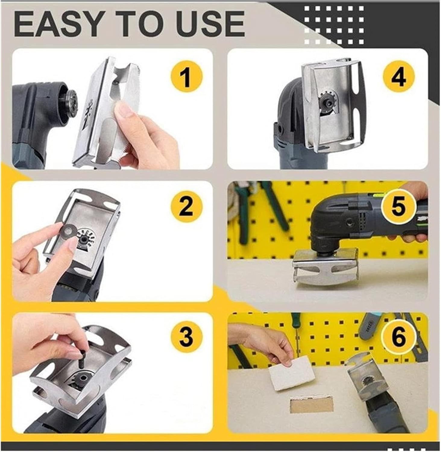 Stainless Steel Square Slot Cutter For Plastic Metal Low-Voltage Electrica