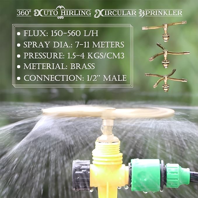 Automatic plant sprinkler💧360 degree sprinkler