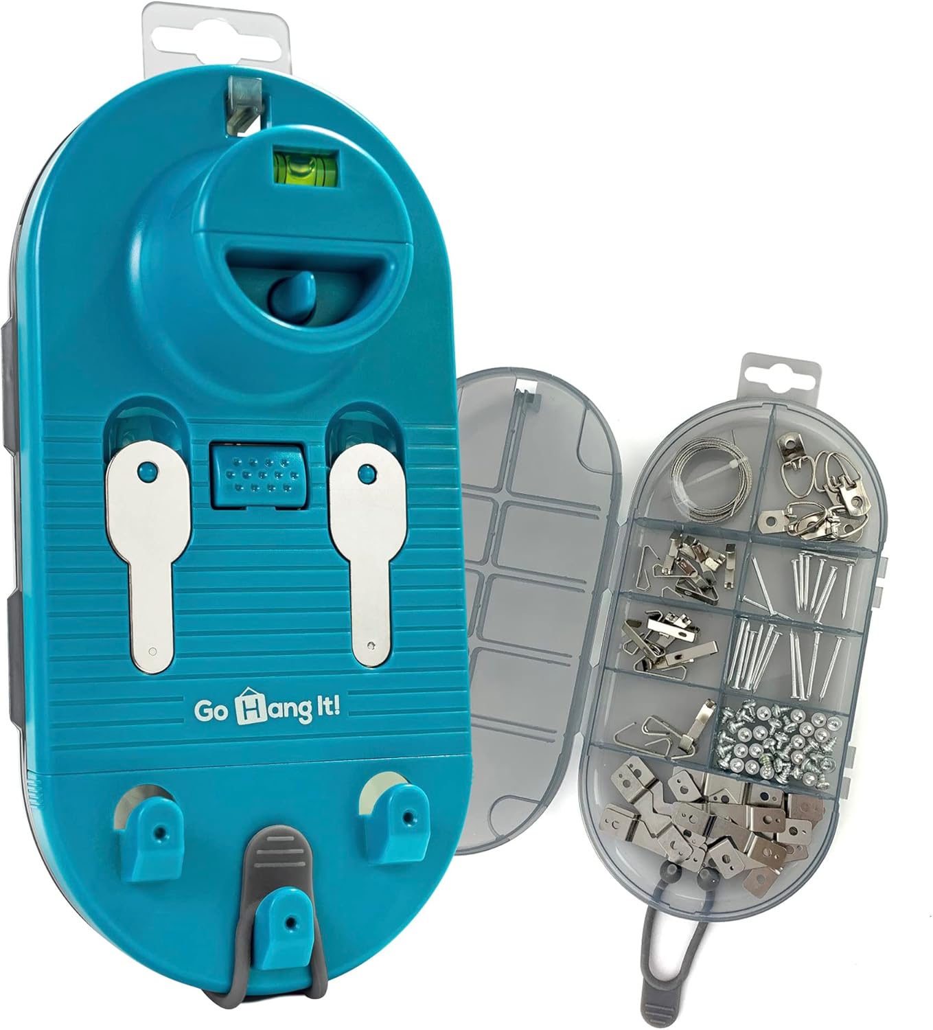 All-in-One Picture Hanging Kit - Picture Leveling and Hanging Tool- Wall Hanging Kit and Level Tool