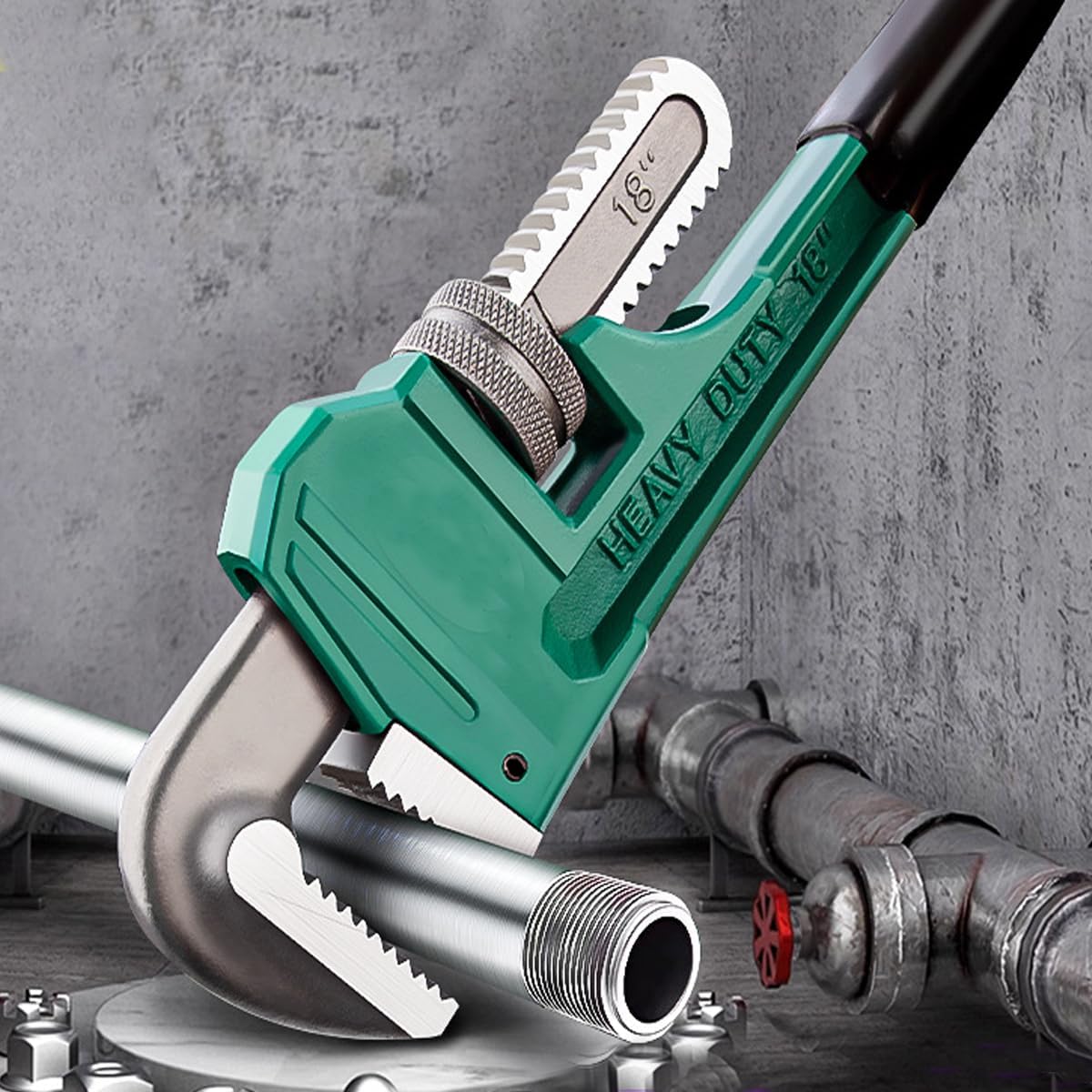 Heavy duty pipe pliers, straight pipe wrench, Suitable Tool for Cutting Pipe