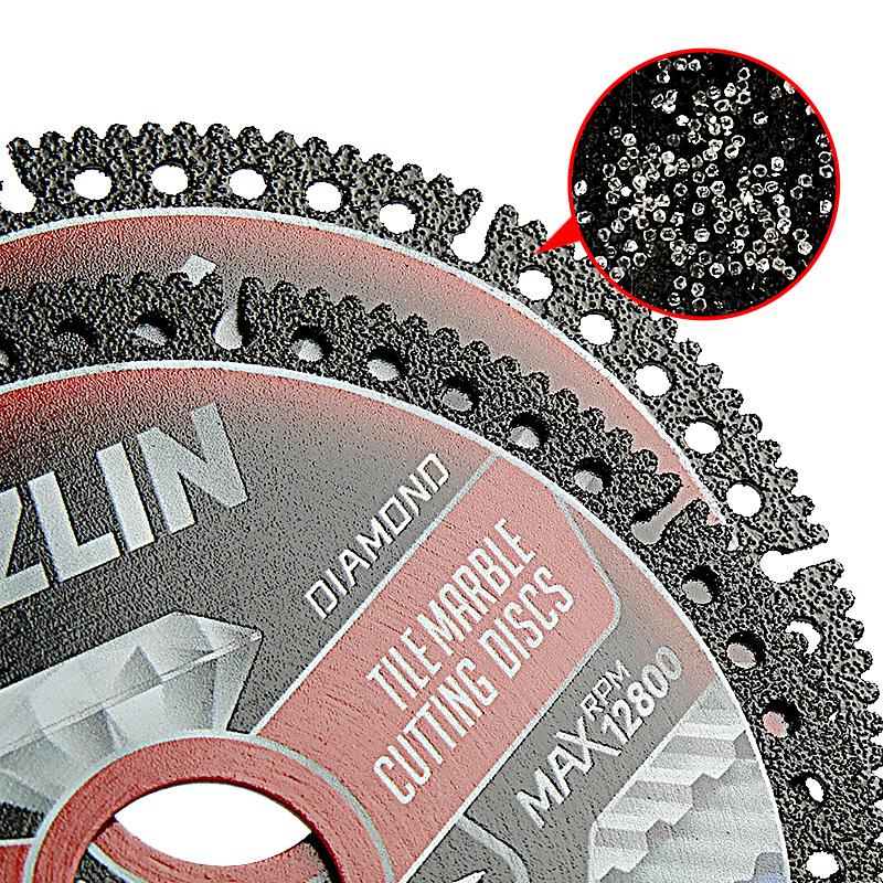 Diamond Tile Cutting Blades - Ultra-Thin Dry Cutting Disc for Ceramic, Marble, Granite - Angle Grinder Blades& Durable for Masonry/Construction Power Tool