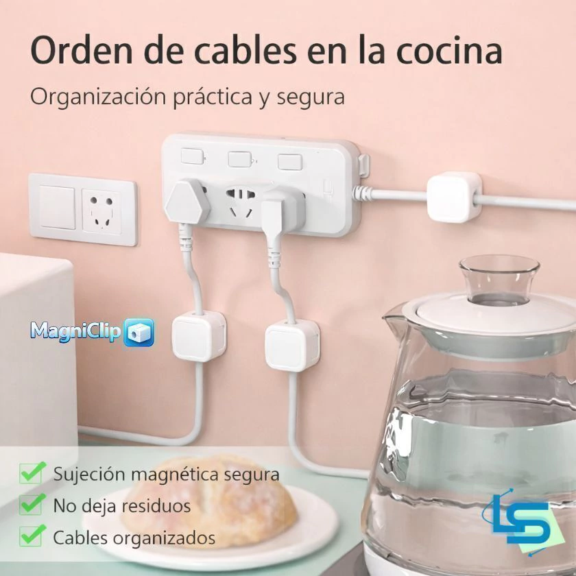 Clips adhesivos para cables – Eliminá el CAOS visual en segundos