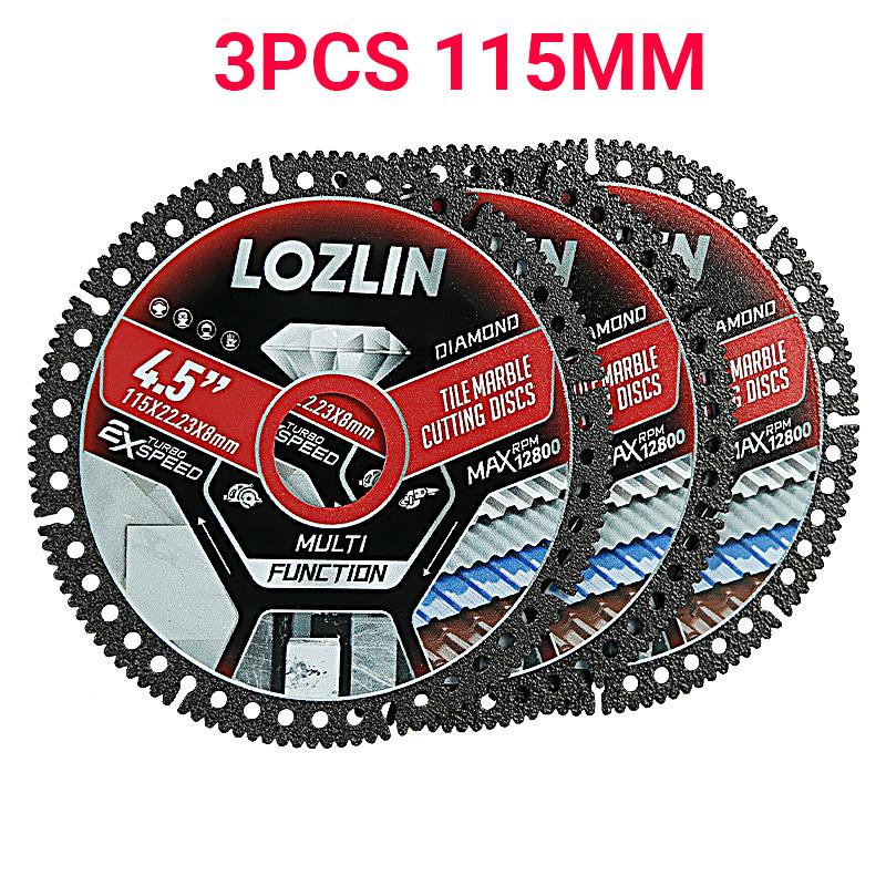 Diamond Tile Cutting Blades - Ultra-Thin Dry Cutting Disc for Ceramic, Marble, Granite - Angle Grinder Blades& Durable for Masonry/Construction Power Tool