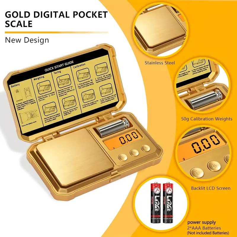 High-precision Digital Pocket Scale